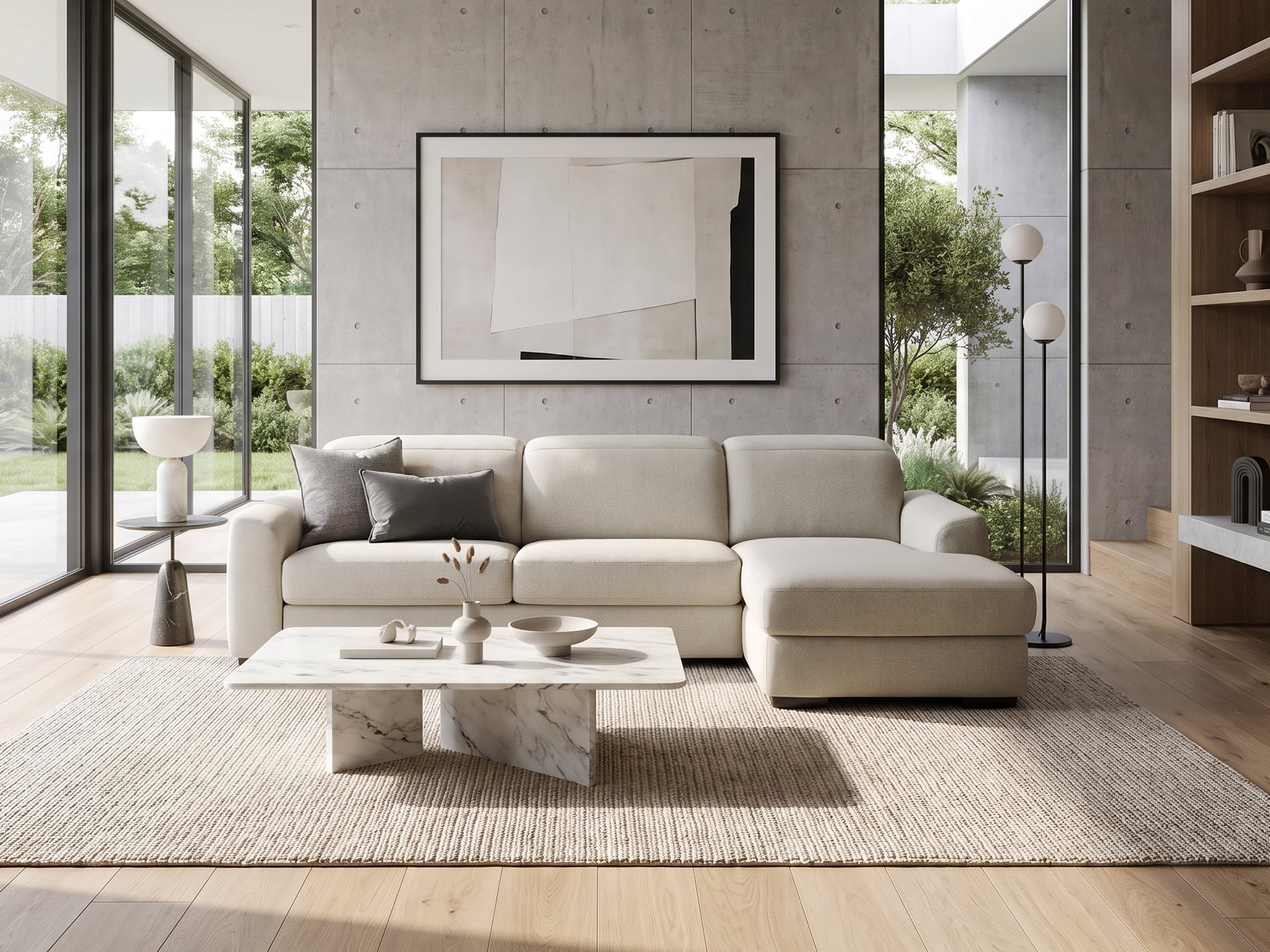 Natuzzi Italia Diesis Sectional Sofa Bed with Storage and Chaise