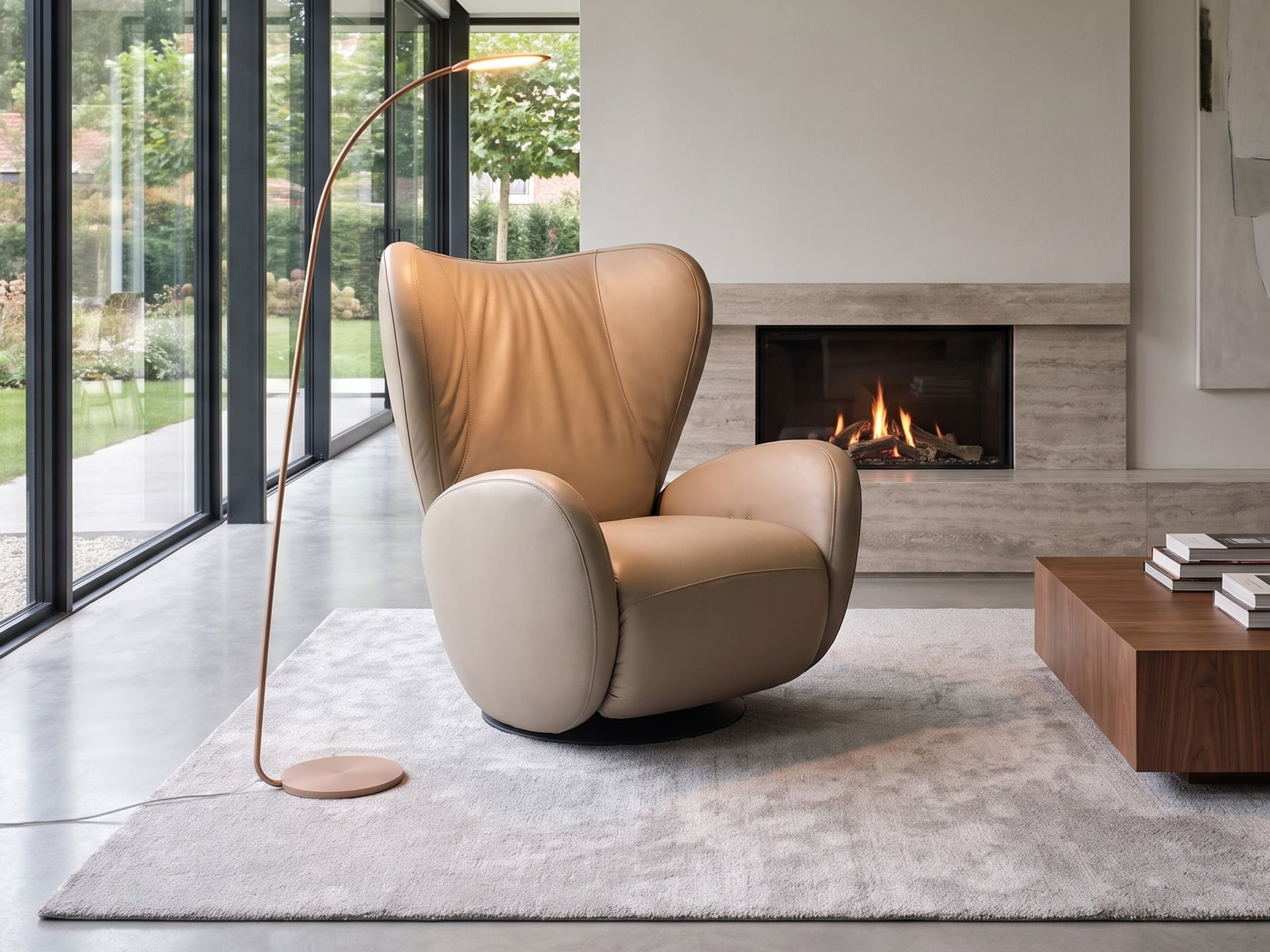 Natuzzi Italia Fiorita Power Recliner