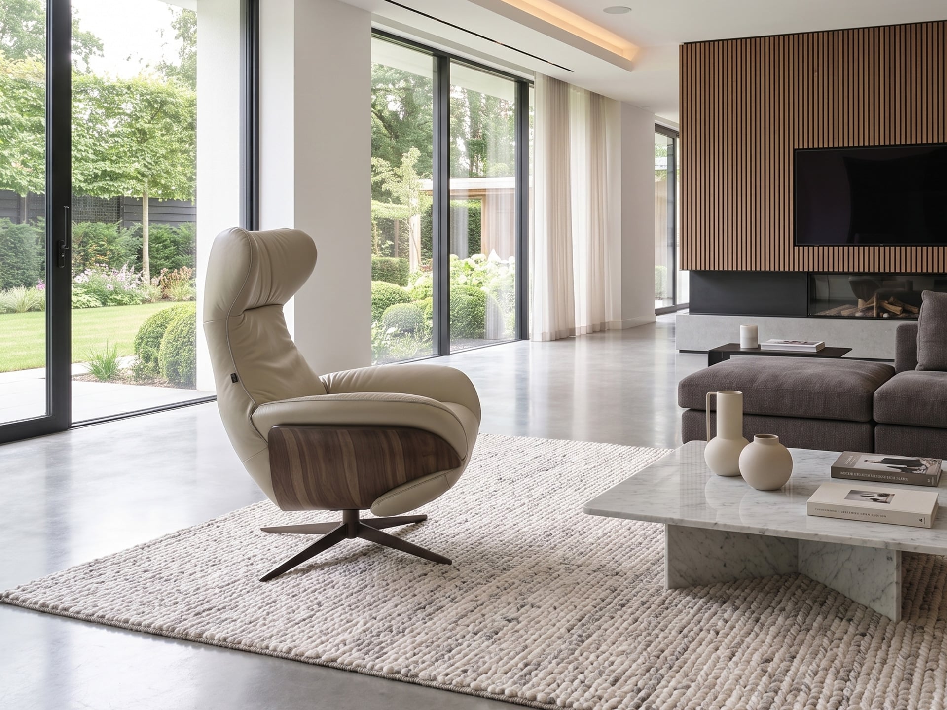 Natuzzi Italia Ilia Power Recliner