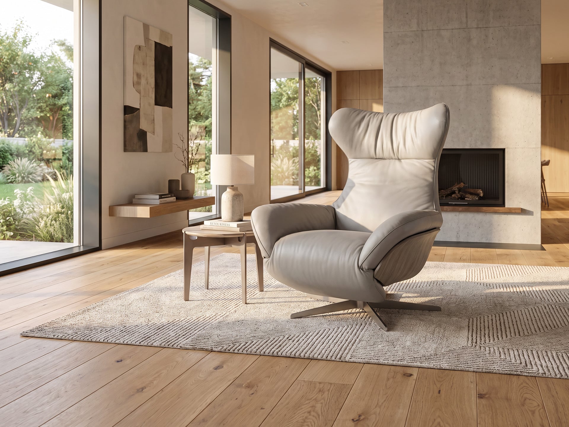 Natuzzi Italia Ilia Power Recliner