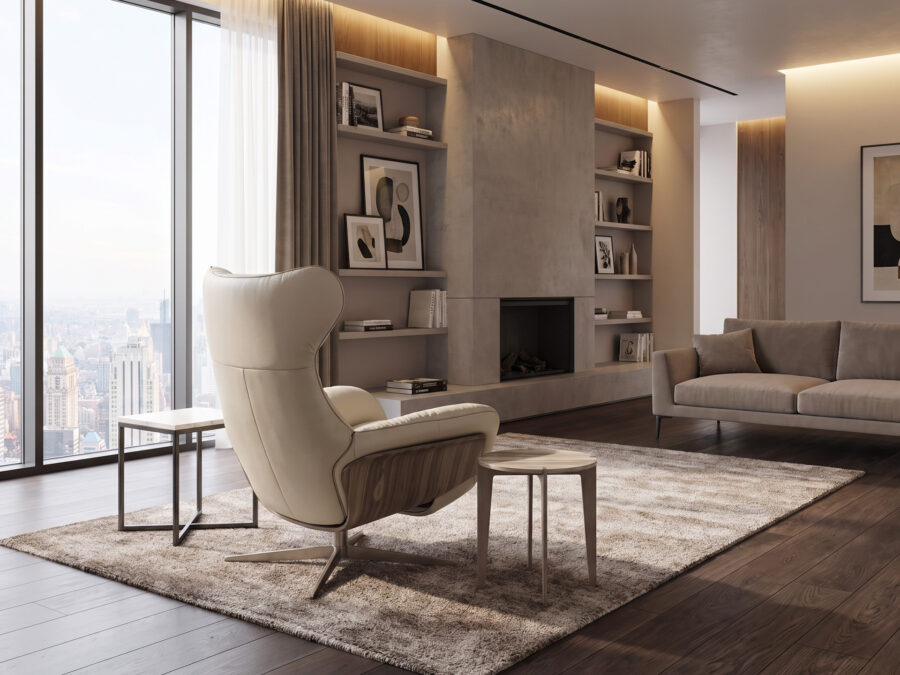 Natuzzi Italia Ilia Power Recliner