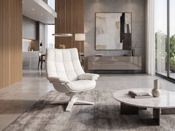 Natuzzi Italia Re-vive Quilted Recliner