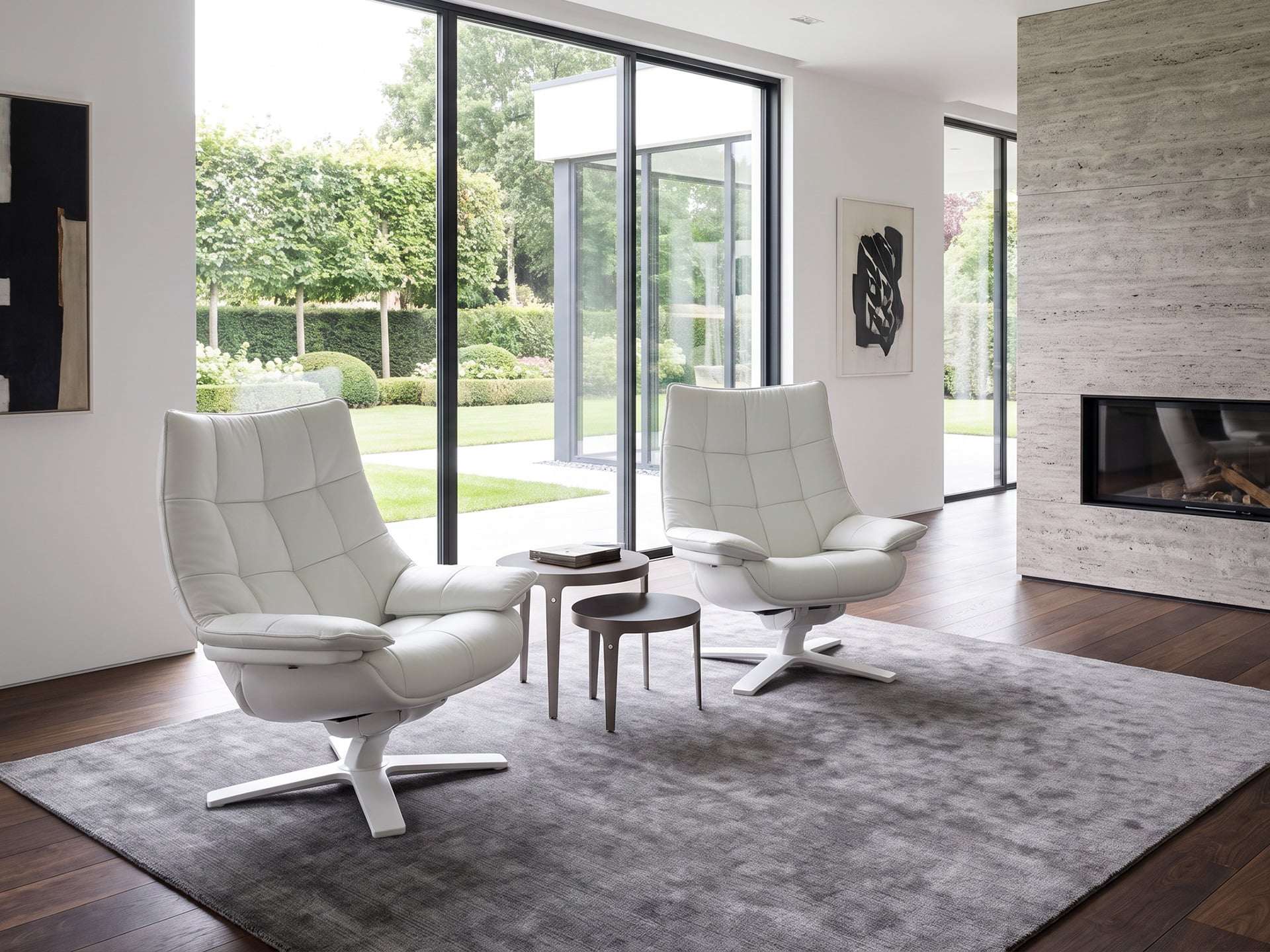 Natuzzi Italia Re-vive Quilted Recliner